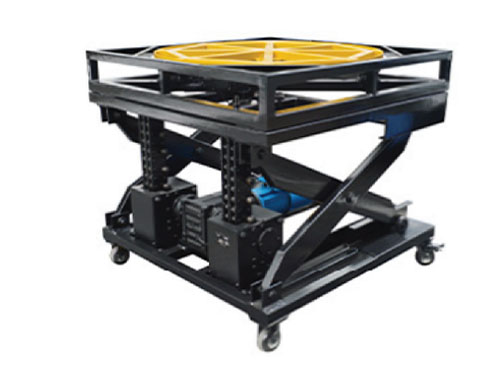 剛性鏈組剪刀臂式旋轉(zhuǎn)升降臺